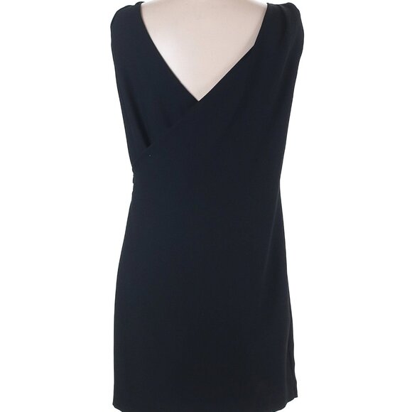Banana Republic drape back, boat neck, black shift dress, Size 10 - Picture 3 of 3